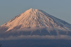 富士山　夕暮