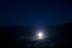 東粟倉村夏祭り花火大会-広角㉒