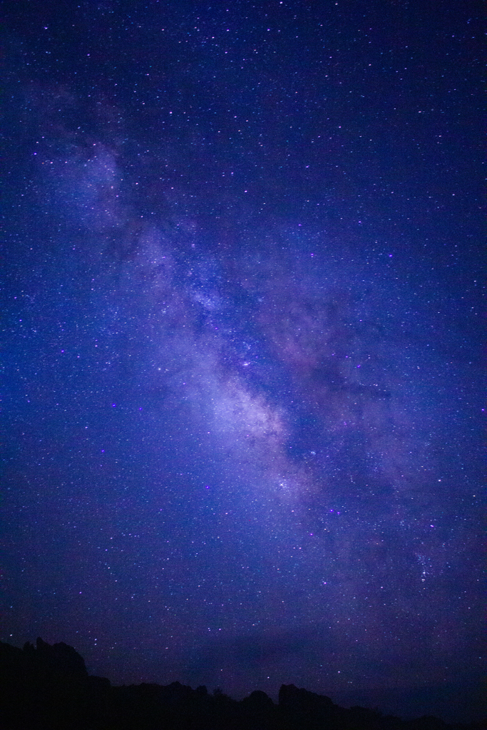 四国カルスト上空の天の川（星雲）③