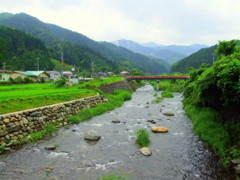 佐治町の佐治川