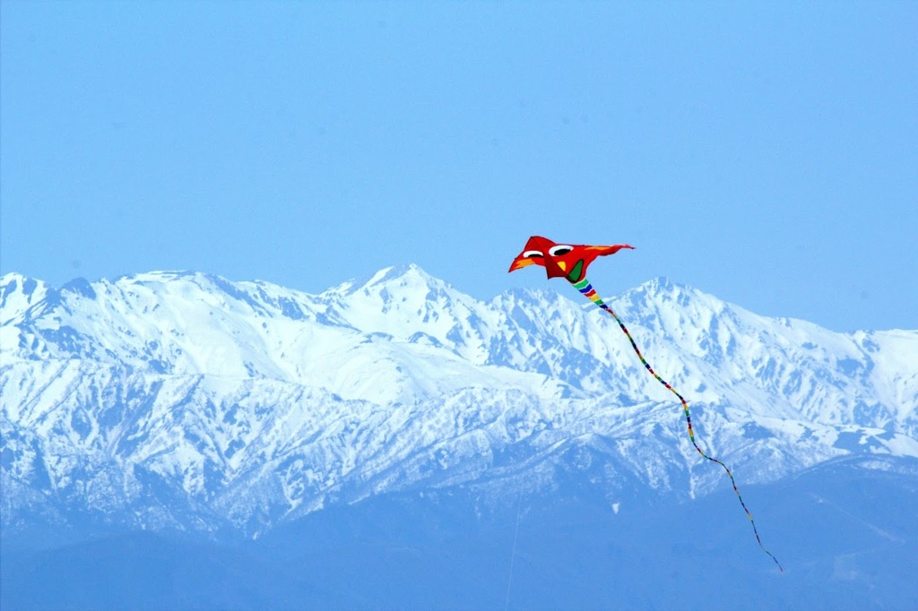 アルプス公園 山と自然博物館からの北アルプス①