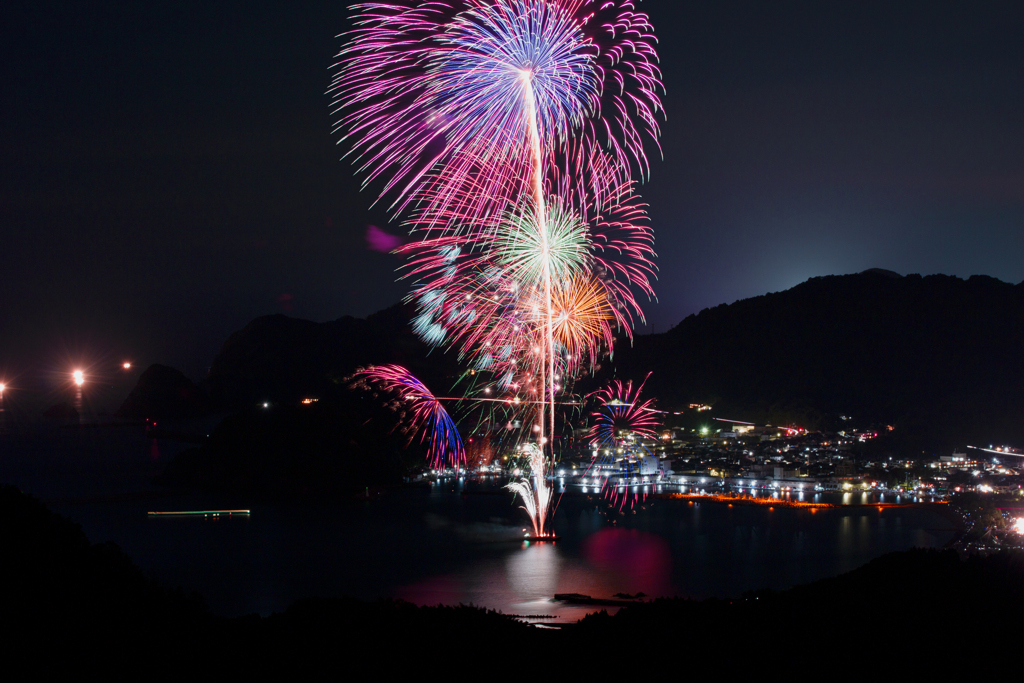 香住ふるさとまつり海上花火大会⑤