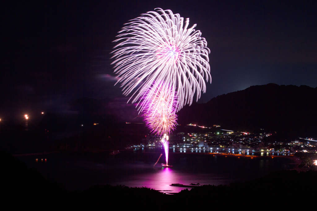 香住ふるさとまつり海上花火大会②