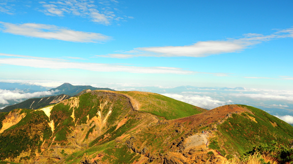 快晴登山