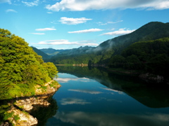 川俣の朝