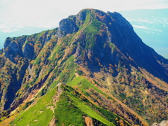 阿弥陀岳へ