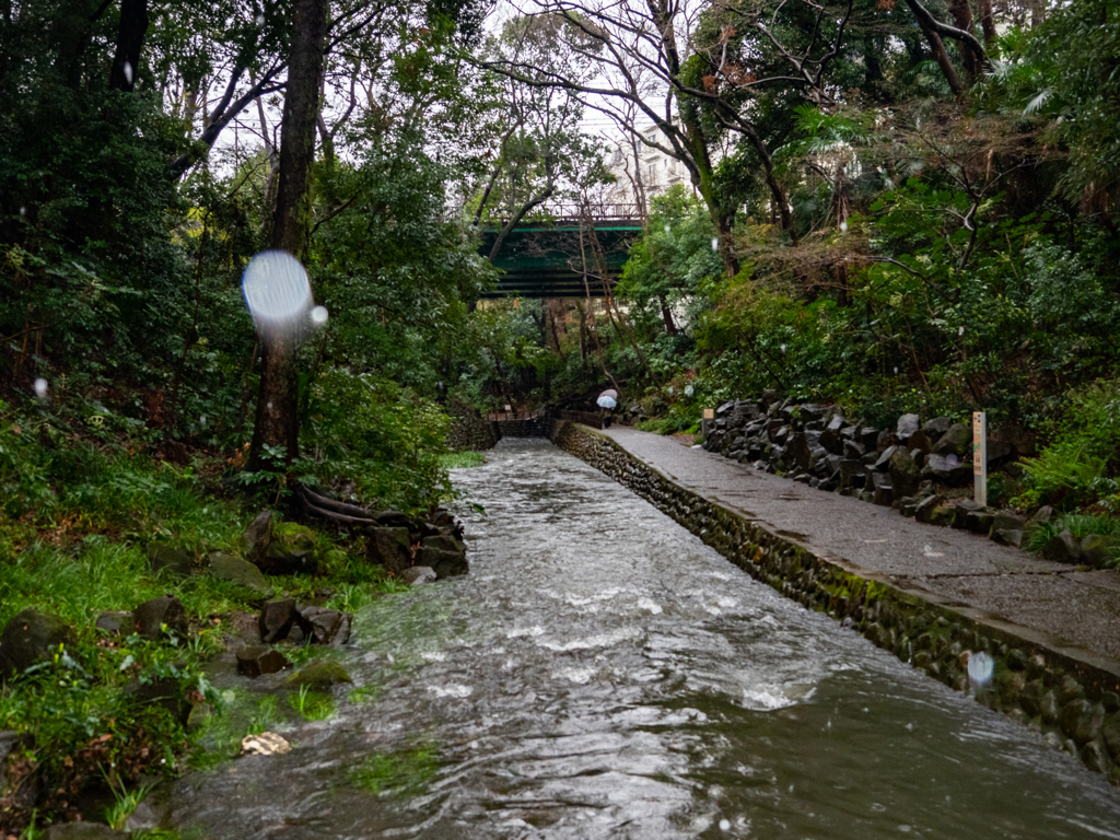 東京の渓谷