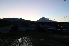 夕暮れ
