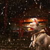 雪夜の狛狐
