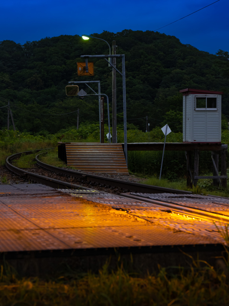 停車場の夜