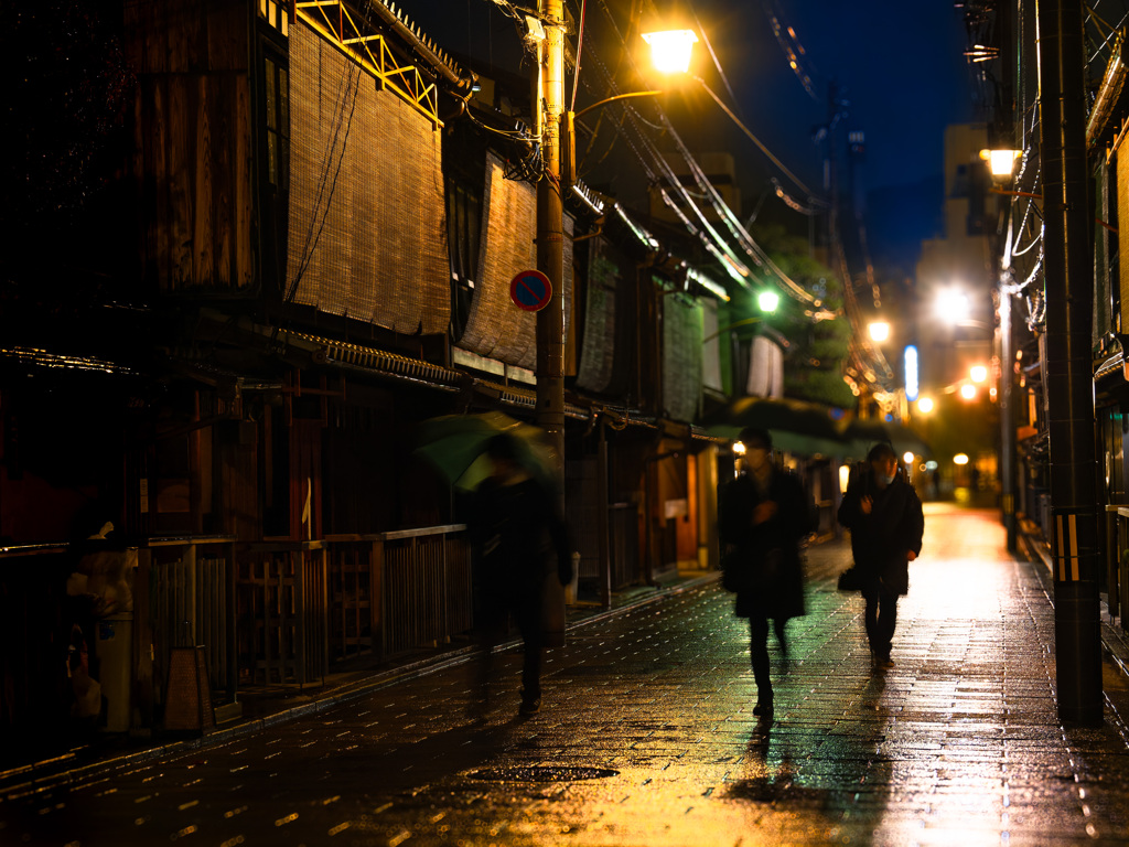 雨の京都