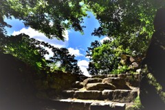 夏の安土城