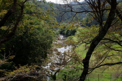 秋景　里川