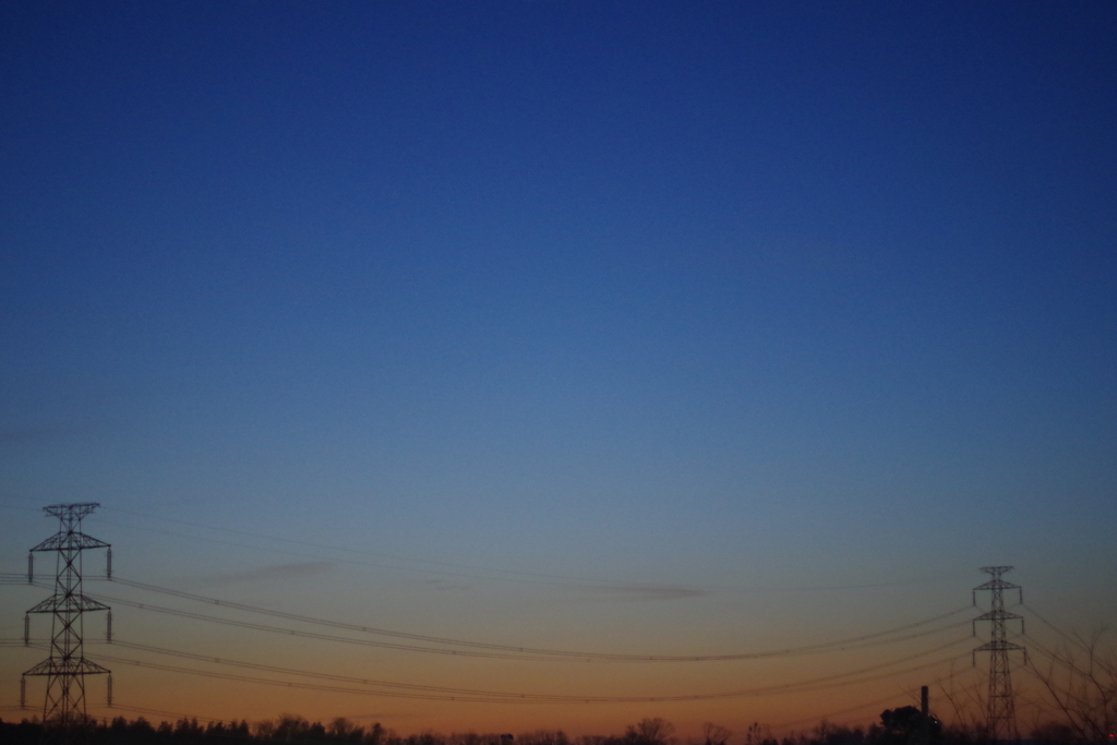 夕暮れ