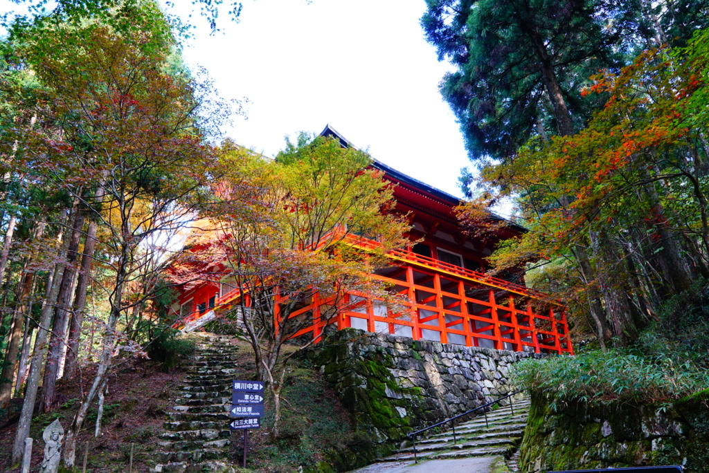 比叡山延暦寺　横川の紅葉