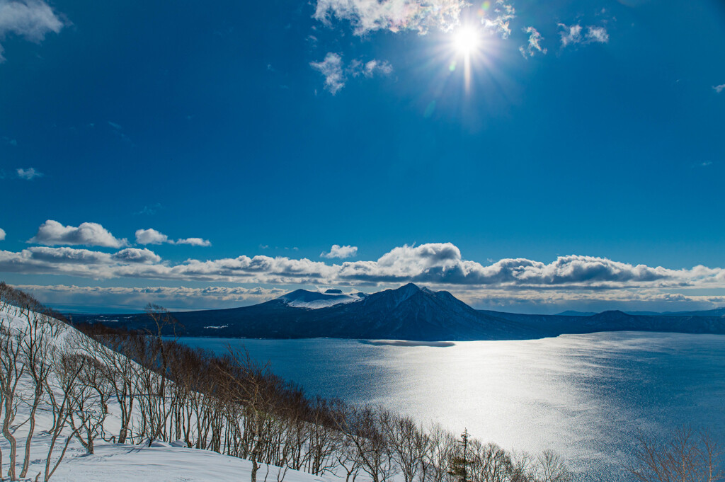 樽前山と不風死