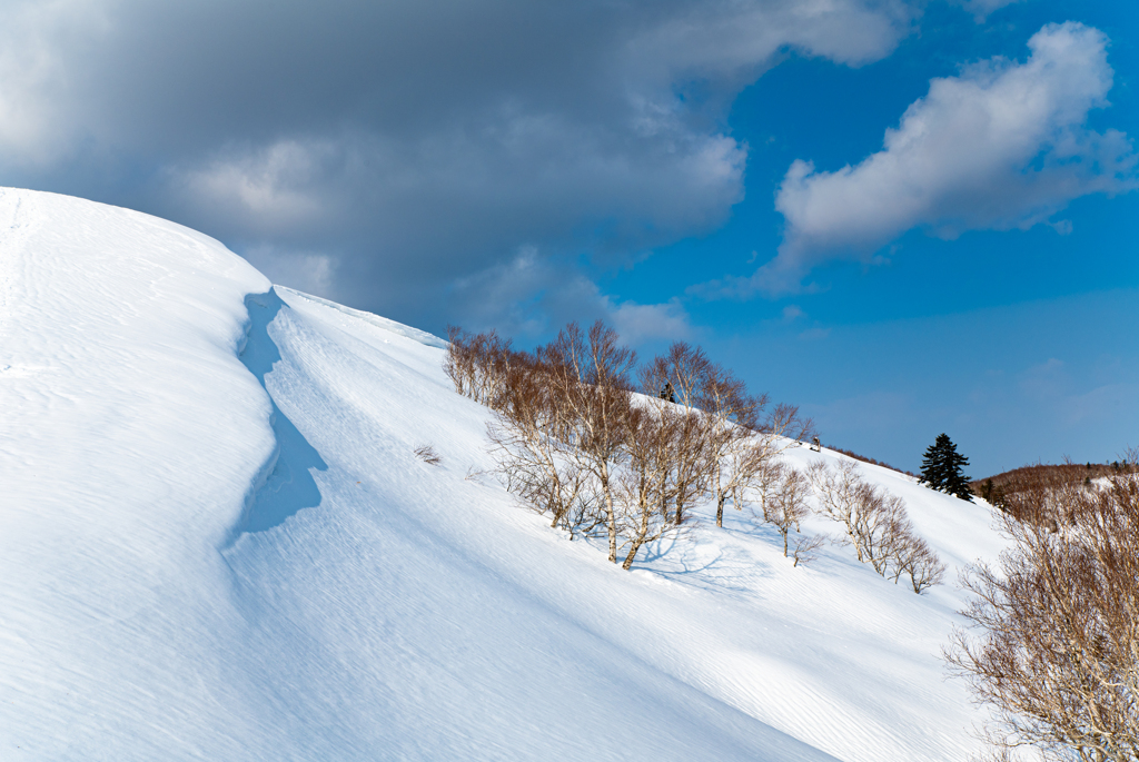 小さな雪庇