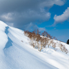 小さな雪庇
