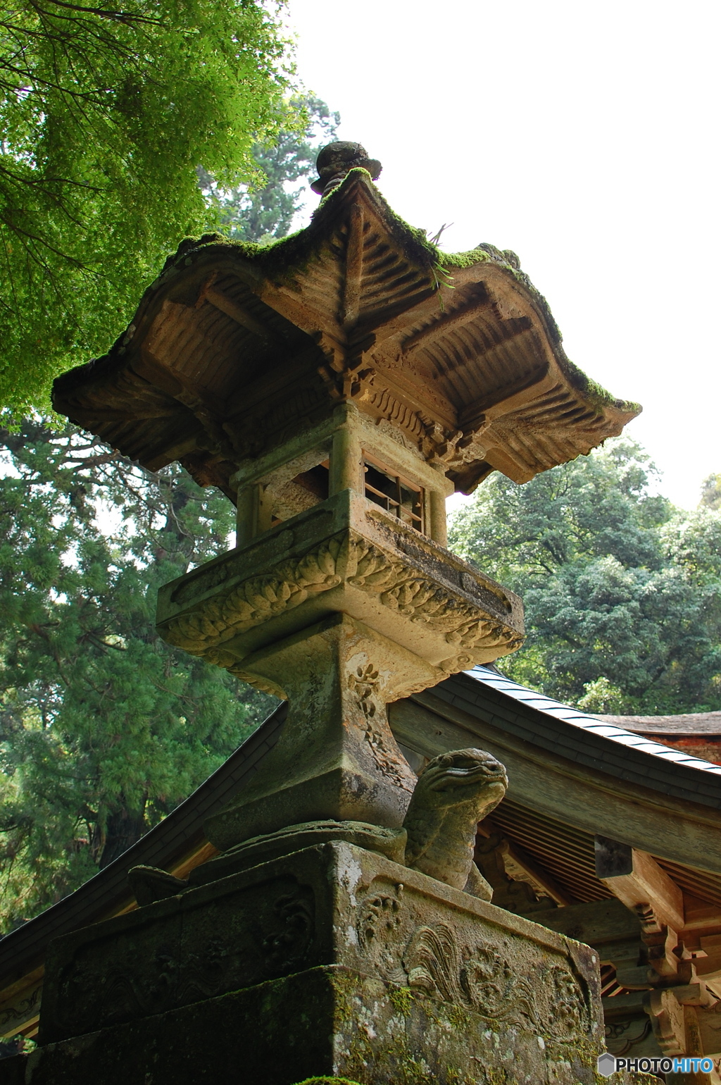 鰐淵寺　燈籠