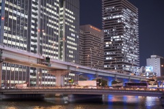 中之島と道路