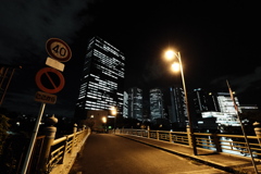 夜散歩 ビジネスパーク