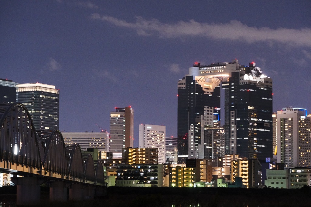 橋とビル