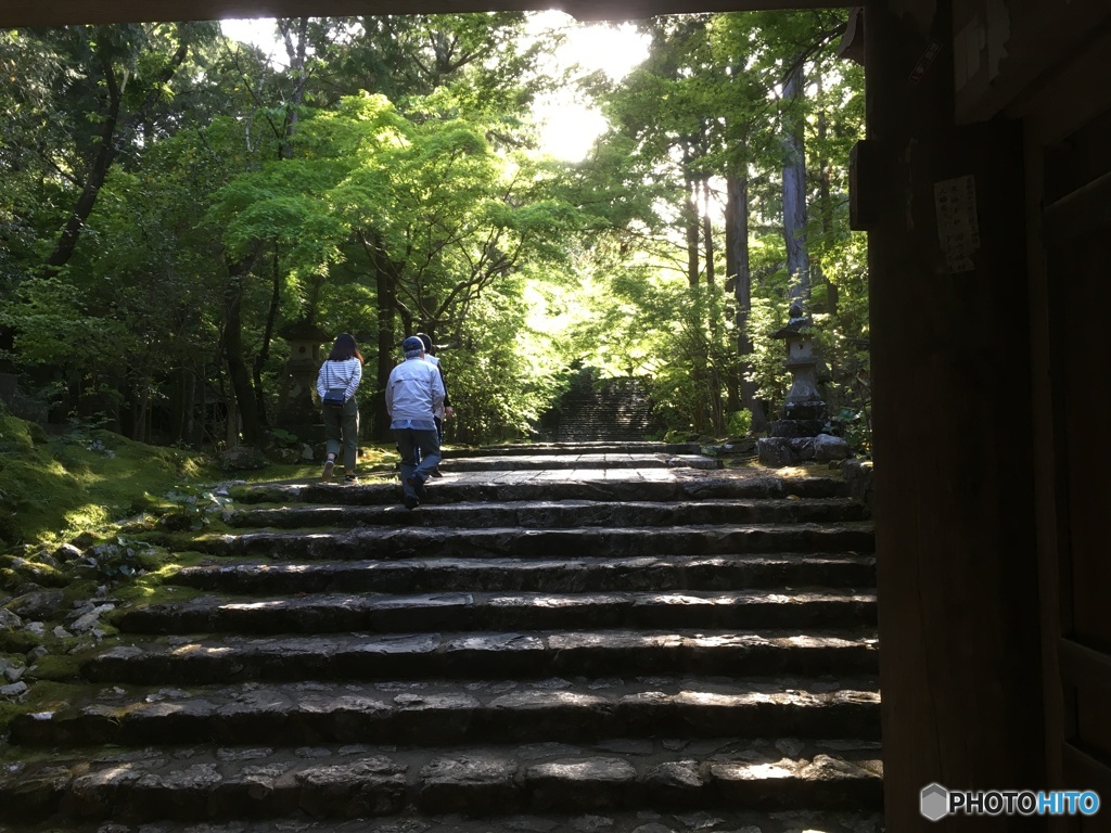 竹林寺の夕焼