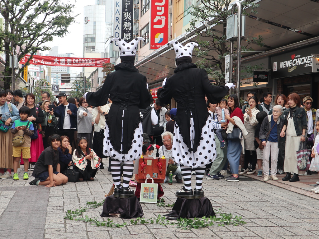 静岡大道芸　後ろから