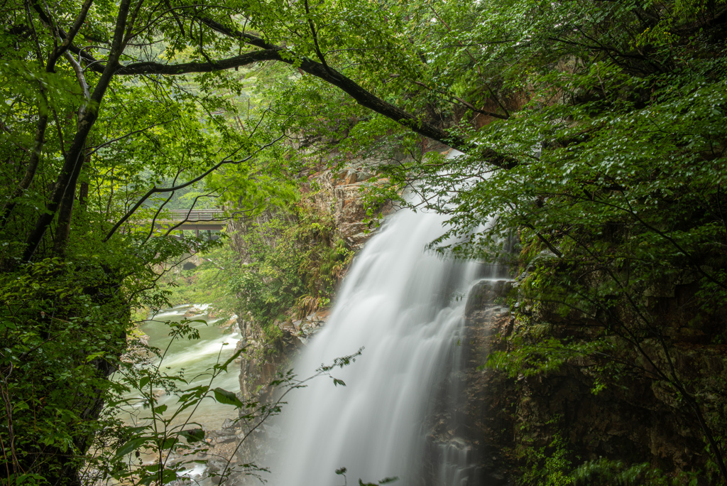 龍王峡の滝