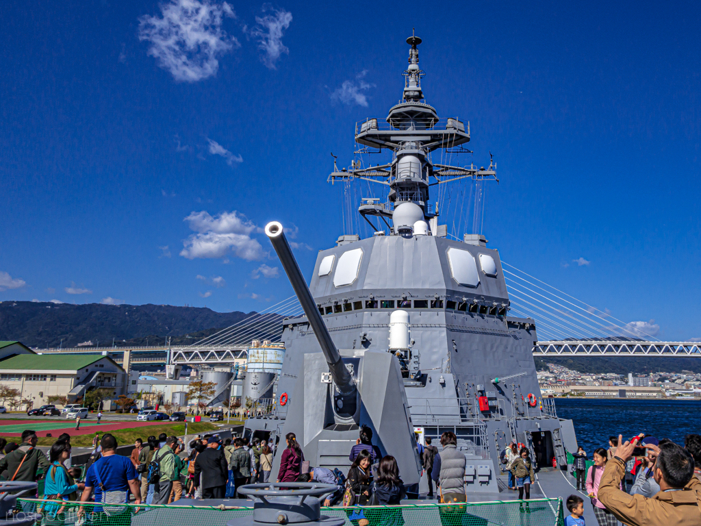 DD-116 汎用護衛艦 てるづき 艦首甲板 62口径 5インチ砲