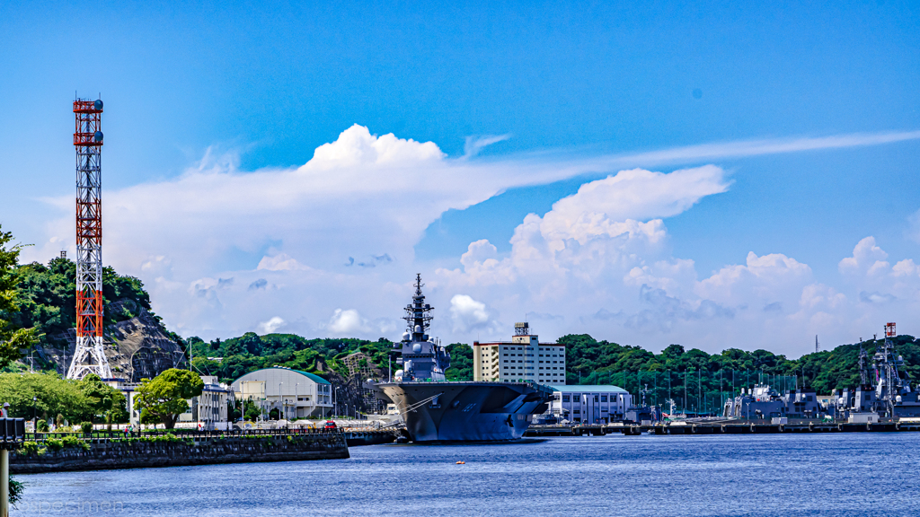 DDH-183 ヘリコプター搭載護衛艦 いずも 遠景