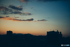 夕暮れの仙台