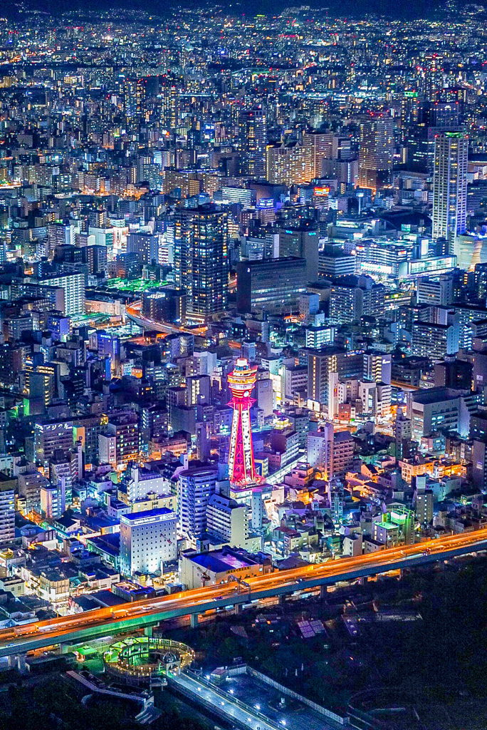 あべのハルカスからの夜景