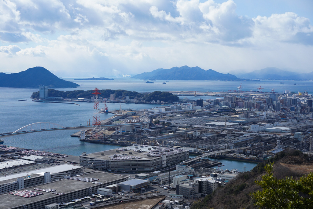 広島臨海冬景色