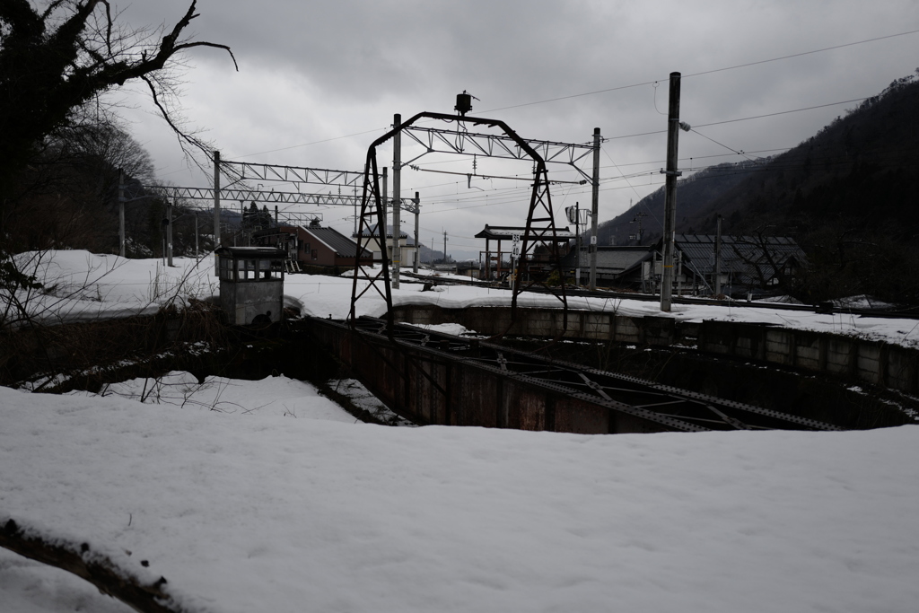 山寺駅　転車台