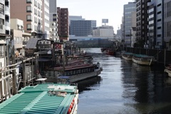 川の上