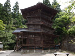 山形の旅　会津若松　さざえ堂