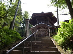 山形の旅　会津若松　さざえ堂
