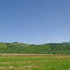 北海道　赤いトラクター
