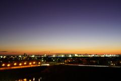 印西市の夕日