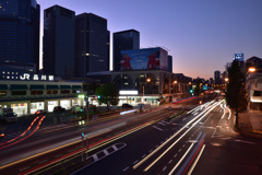 夜明けの品川