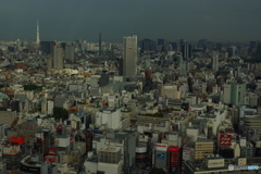 ビルの窓から