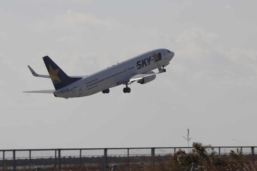 神戸空港B737離陸シーン2