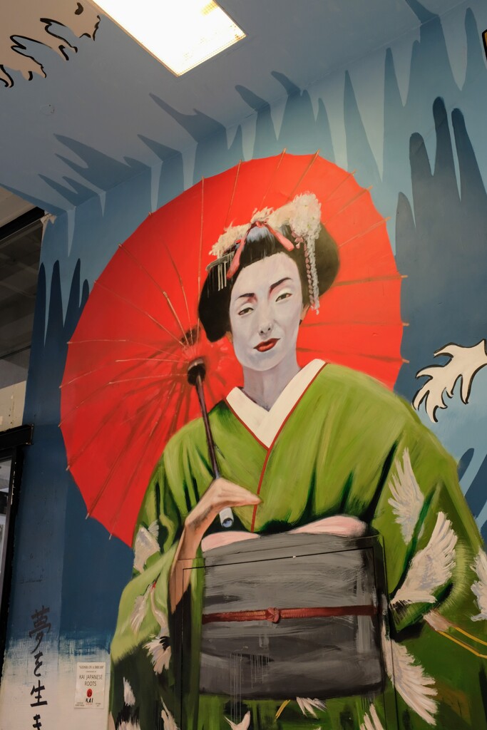 Downtown L.A. Geishaの壁絵