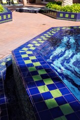 涼し気な水