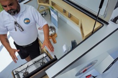 Salesman at California RV Show 2019