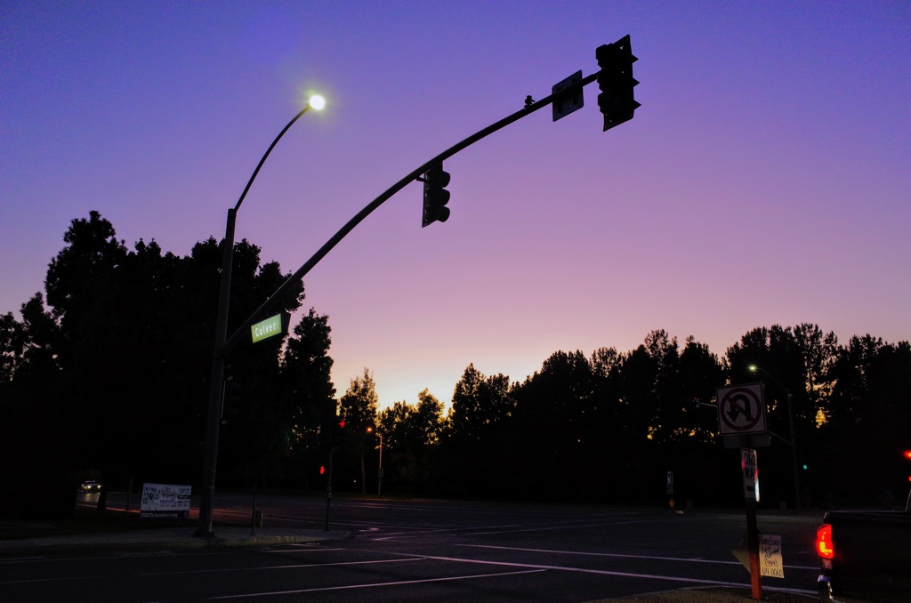 Purple sunset