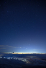 富士山8合目付近の星空