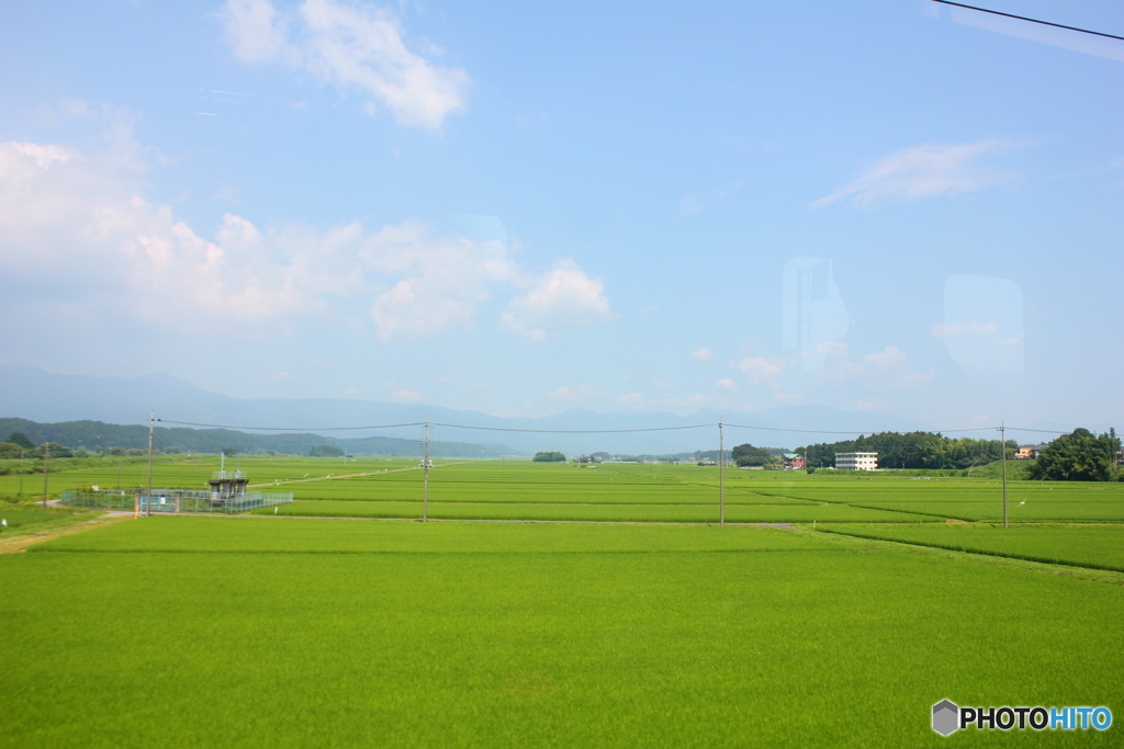 日本の風景　田んぼ