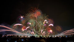 大阪湾水上芸術花火②